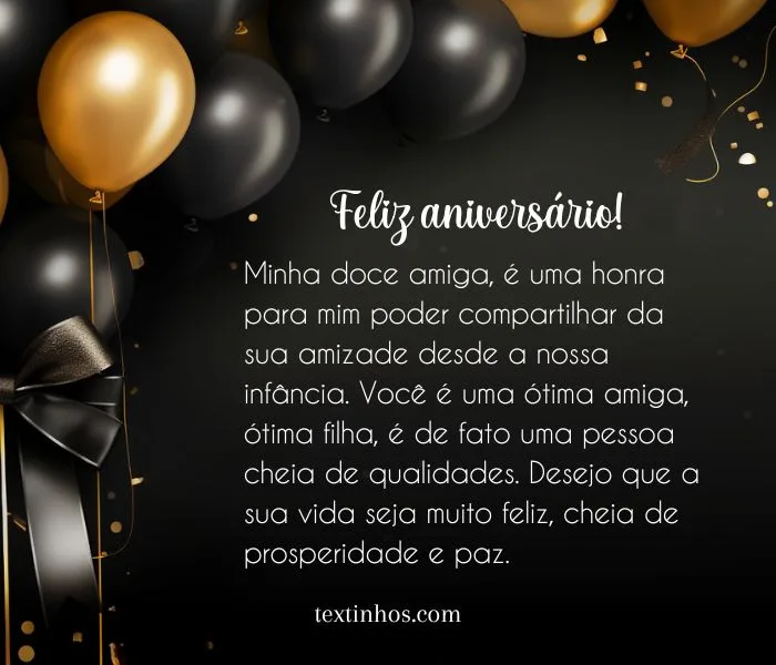 mensagem de aniversário para amiga engraçada