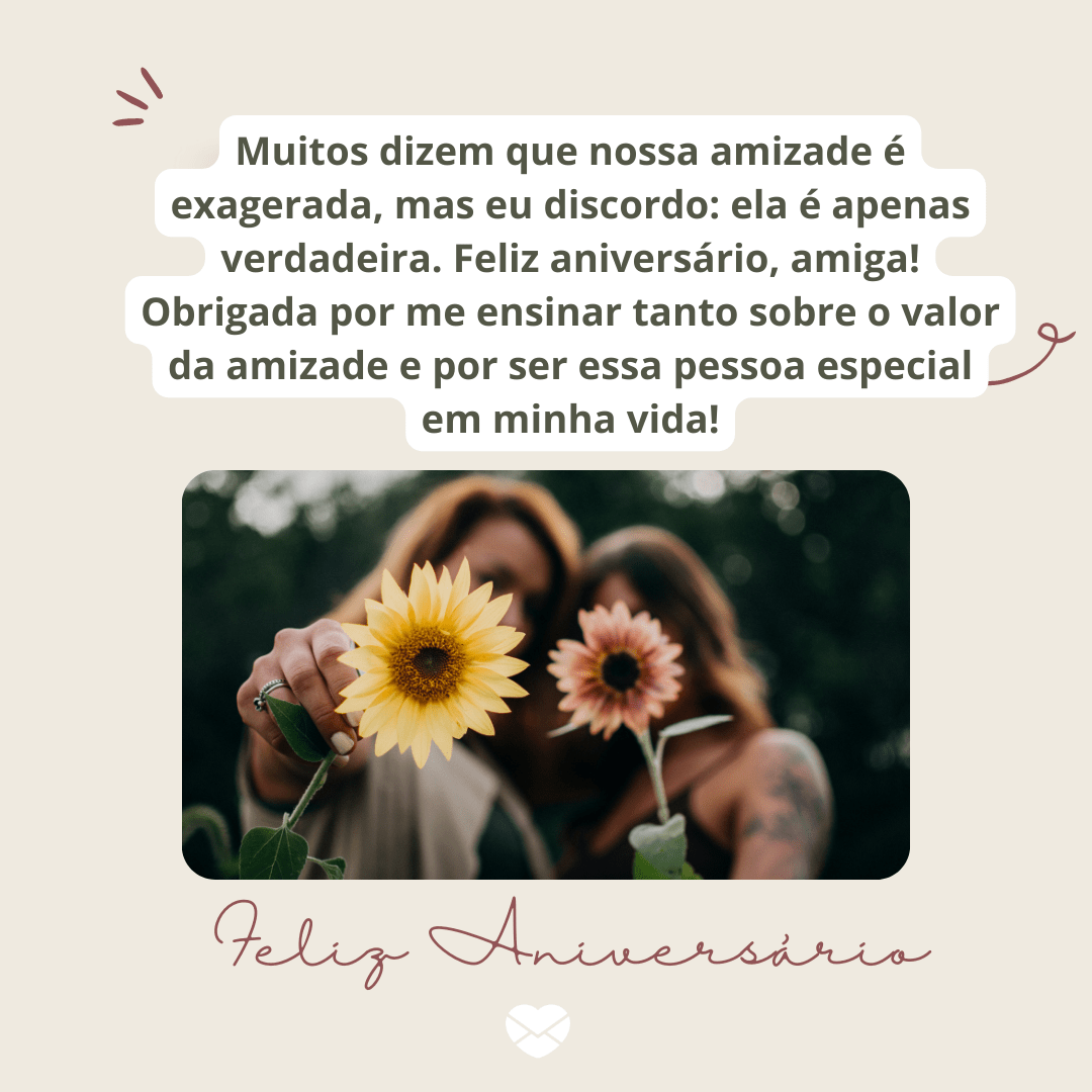 mensagem de aniversário para amiga especial