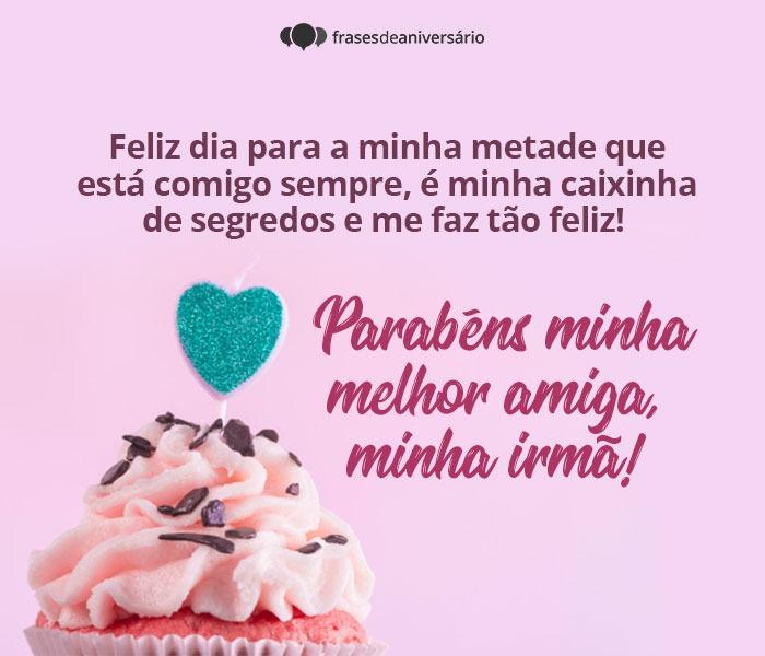 mensagens curtas para amiga irmã