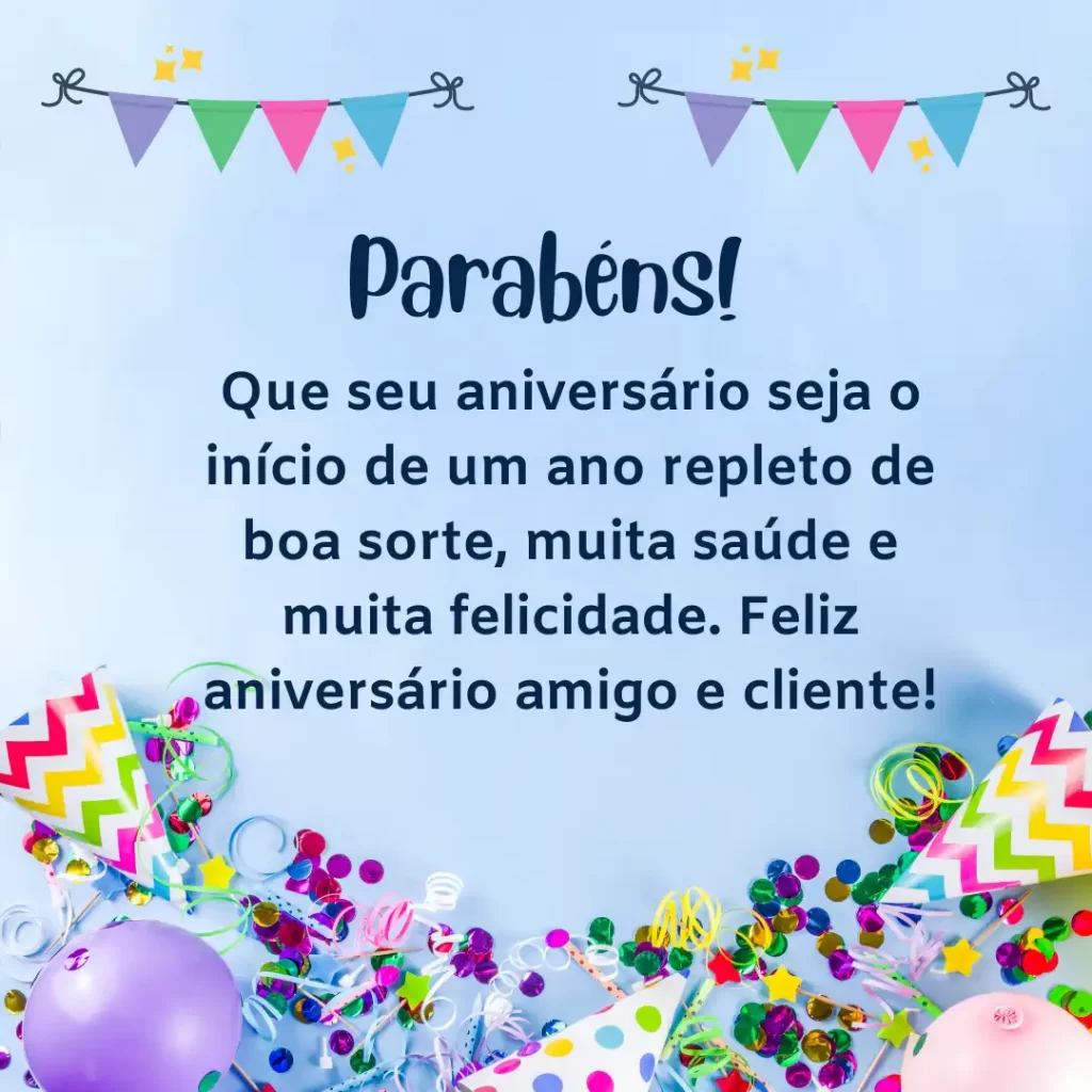 ideias de mensagens de aniversário para clientes