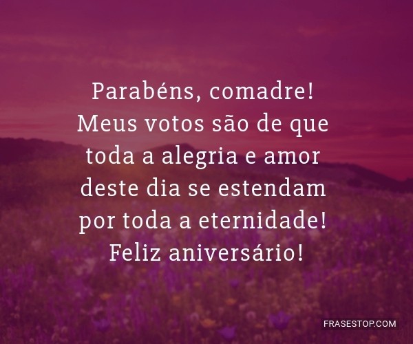 parabéns comadre religiosa