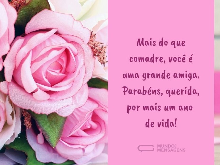mensagens curtas para comadre