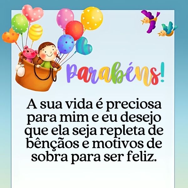 quanto custa um cartão de aniversário personalizado para criança