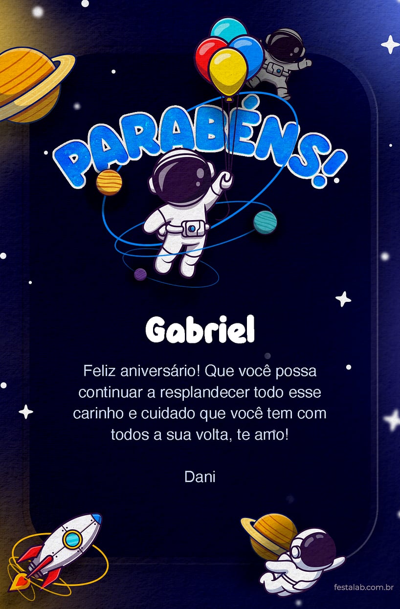 mensagem de aniversário para criança