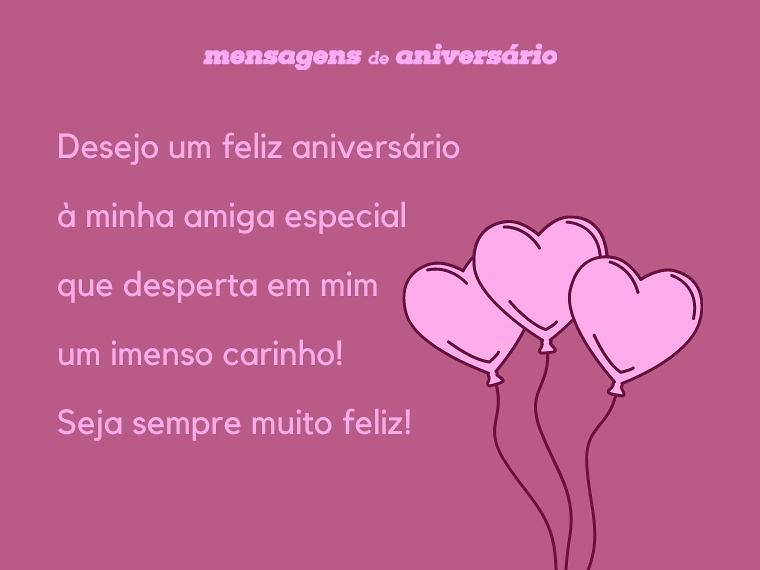 como emocionar amiga no aniversário
