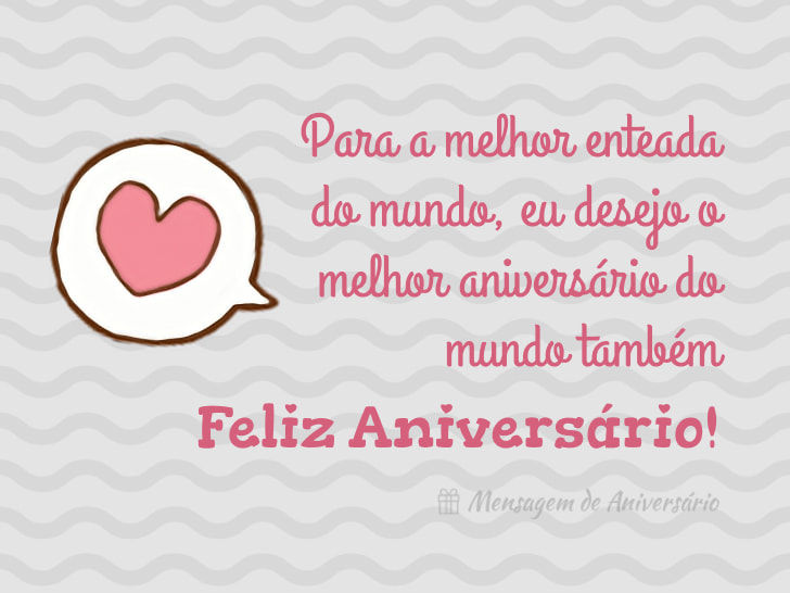 parabéns para enteada amada