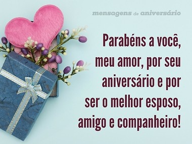 desejos de feliz aniversário para o marido