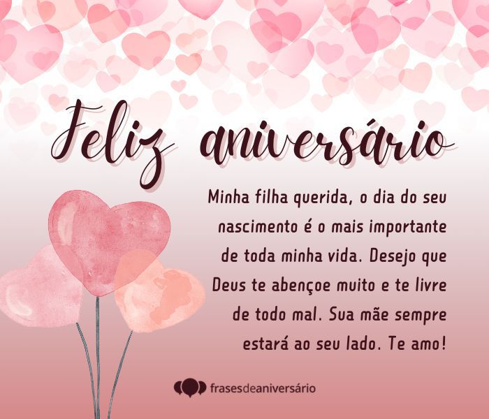mensagem de aniversário para filha que superou desafios