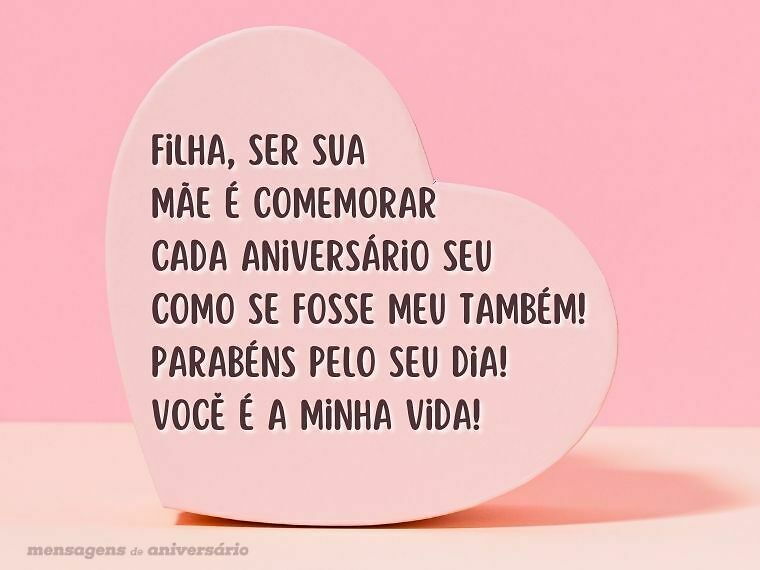 textos de aniversário para filha que inspira