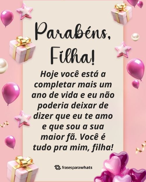 erros comuns ao mandar mensagem de aniversário para filha