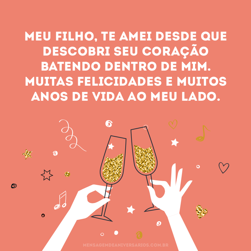 mensagens de aniversário para filho emocionantes