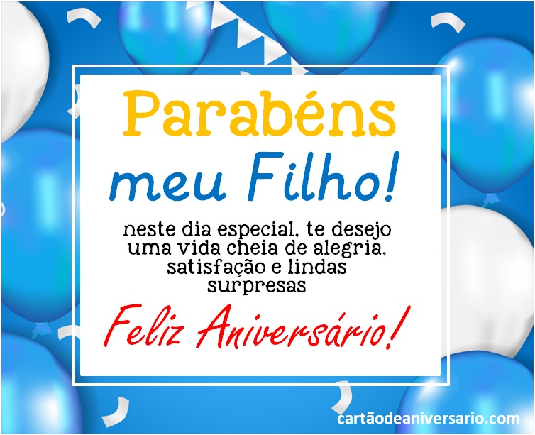 como mandar feliz aniversário para filho no whatsapp