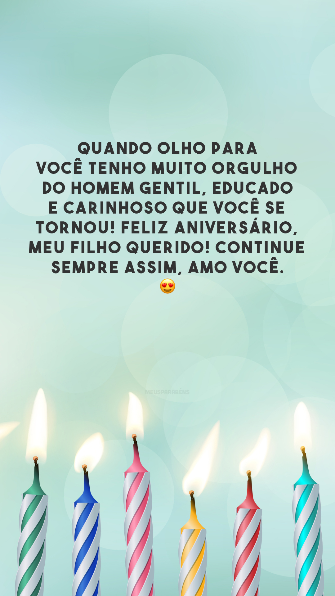frase de aniversário para primogênito