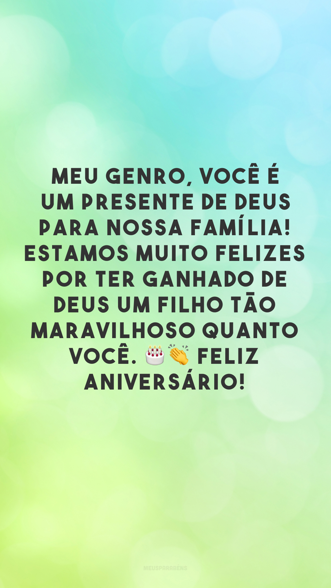 mensagem religiosa aniversário genro