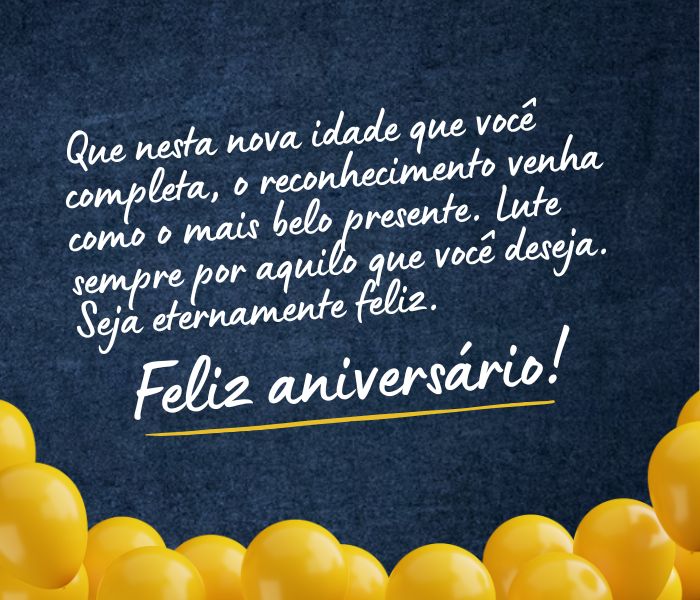 mensagem de feliz aniversário para homem