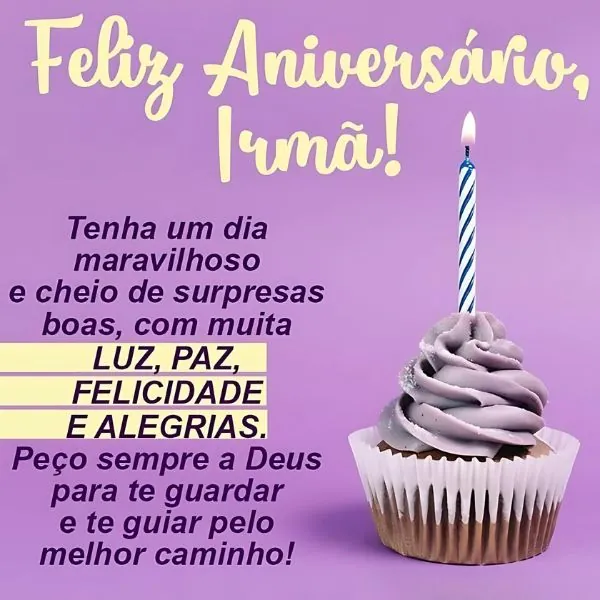 mensagem de aniversário engraçada para irmã