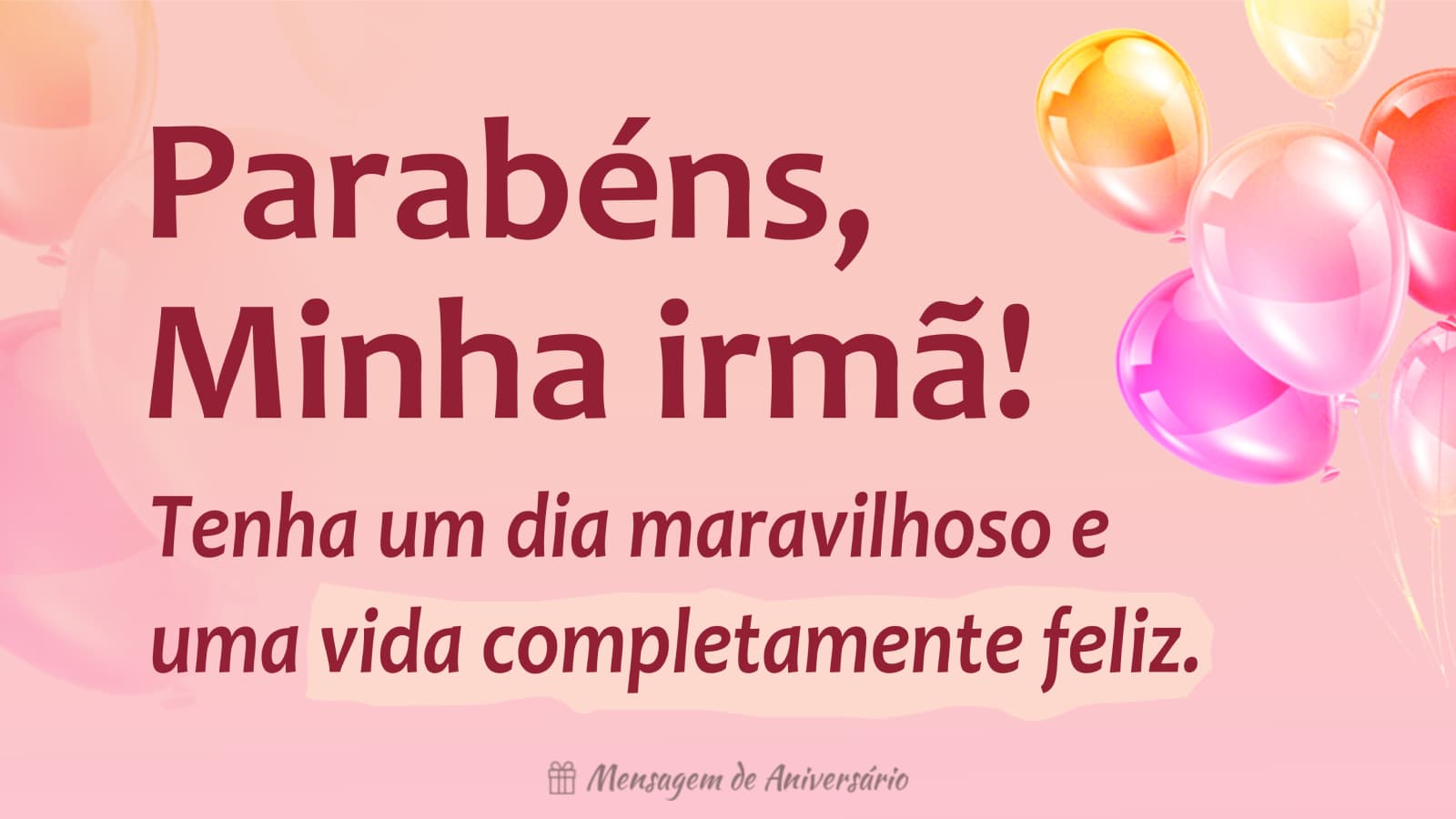 erros comuns ao escrever mensagem de aniversário para irmã