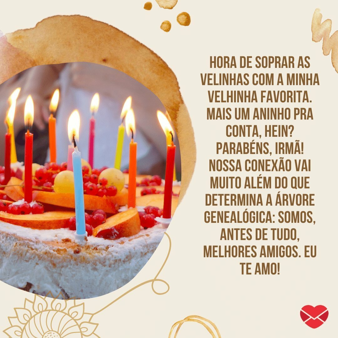 mensagens curtas para irmã
