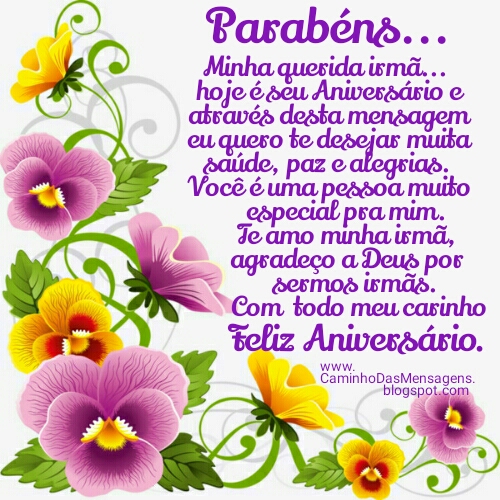 frases de aniversário para irmã que é amiga
