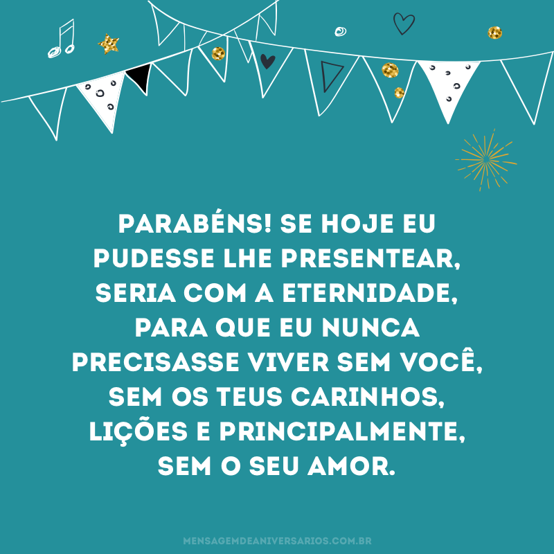 homenagem para mãe aniversário