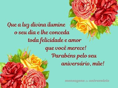 mensagem de aniversário para mãe evangélica curta