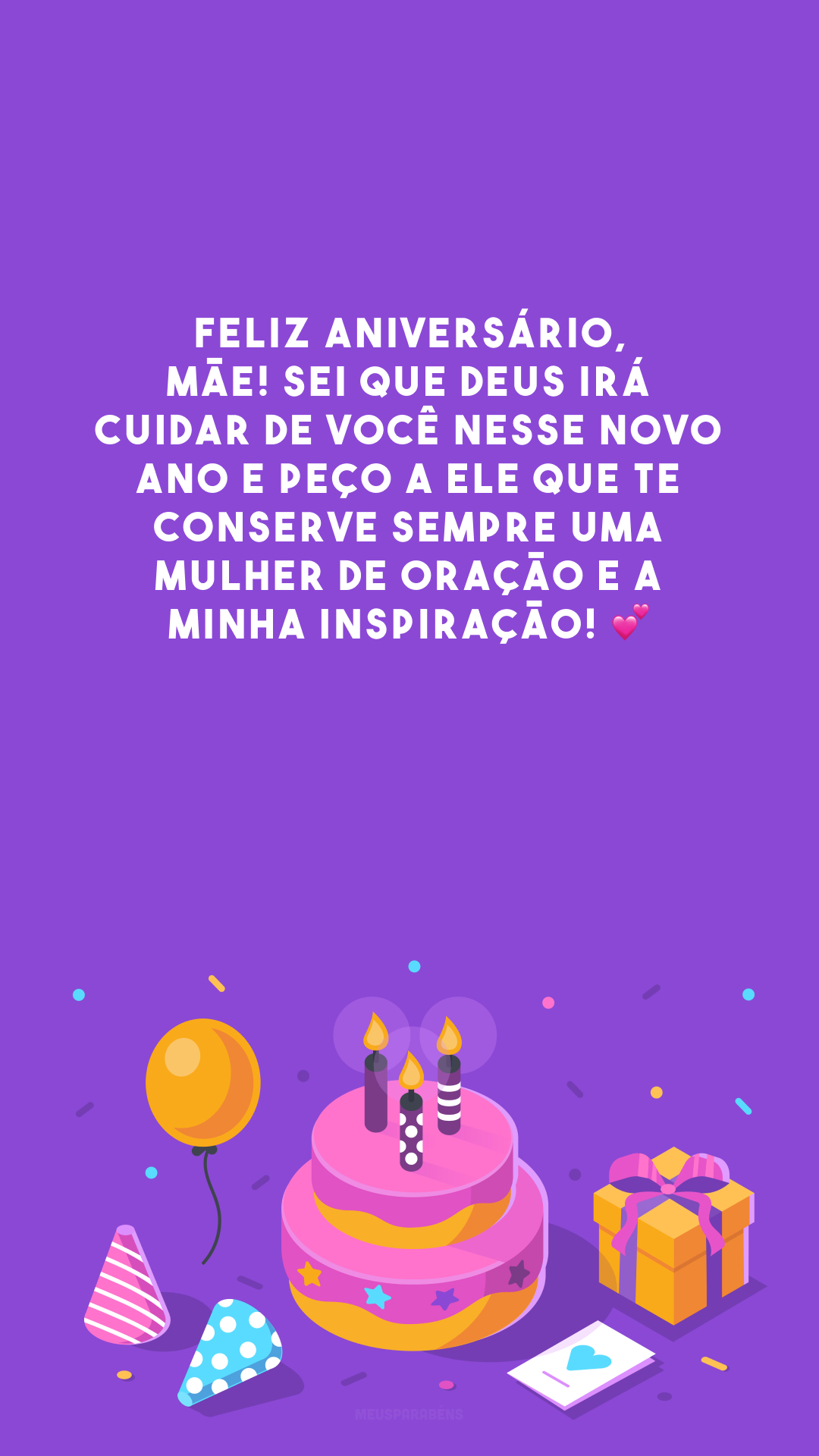 mensagem de aniversário para mãe evangélica de filha