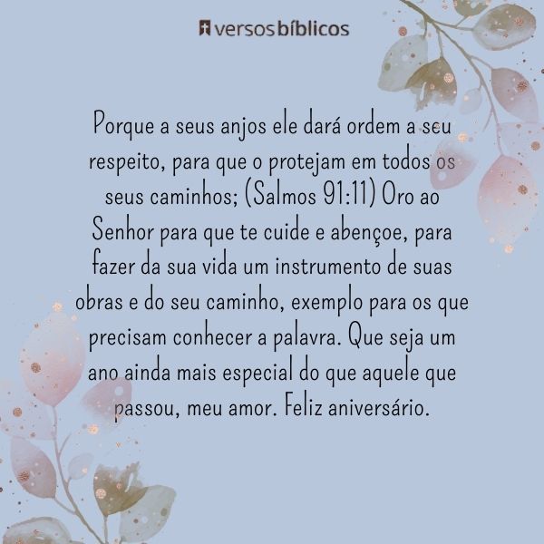 mensagem de aniversário para marido