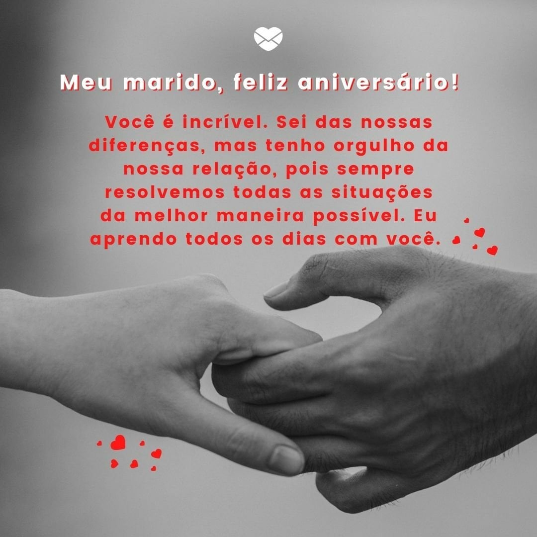 texto de aniversário para esposo