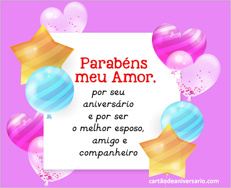 ideias de mensagem de aniversário para companheiro