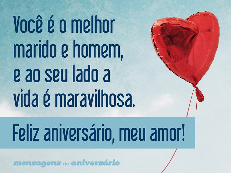 mensagem curta aniversário marido whatsapp