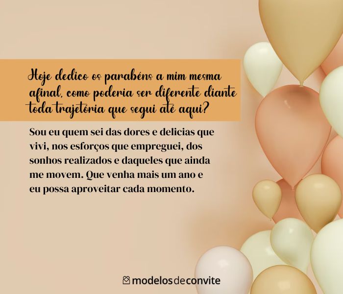 feliz aniversário para mim