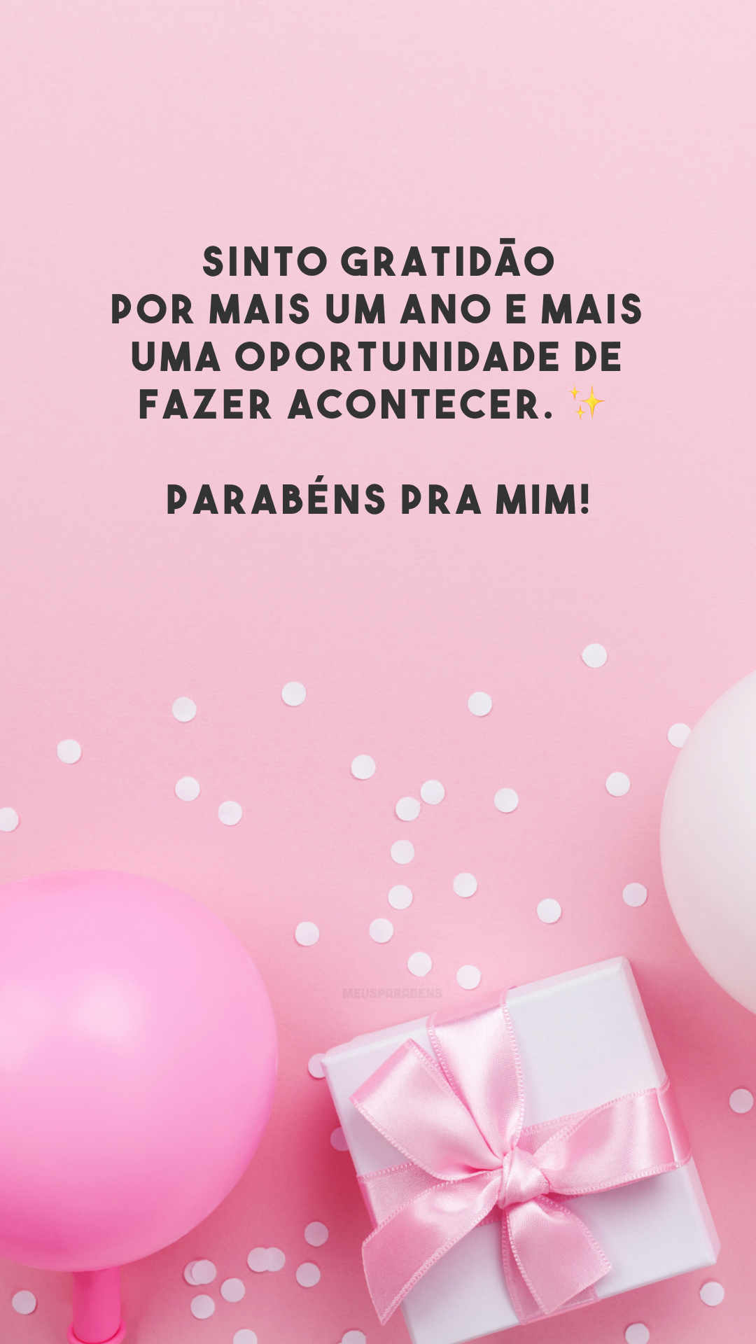 gratidão aniversário