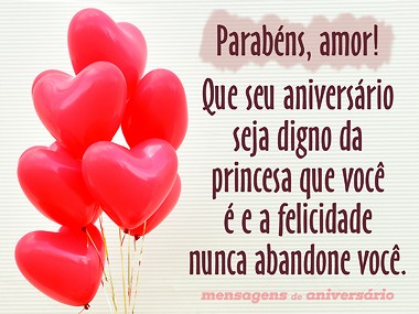 mensagem de aniversário engraçada para namorada