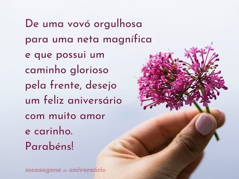 mensagem de aniversário para neta de 1 ano
