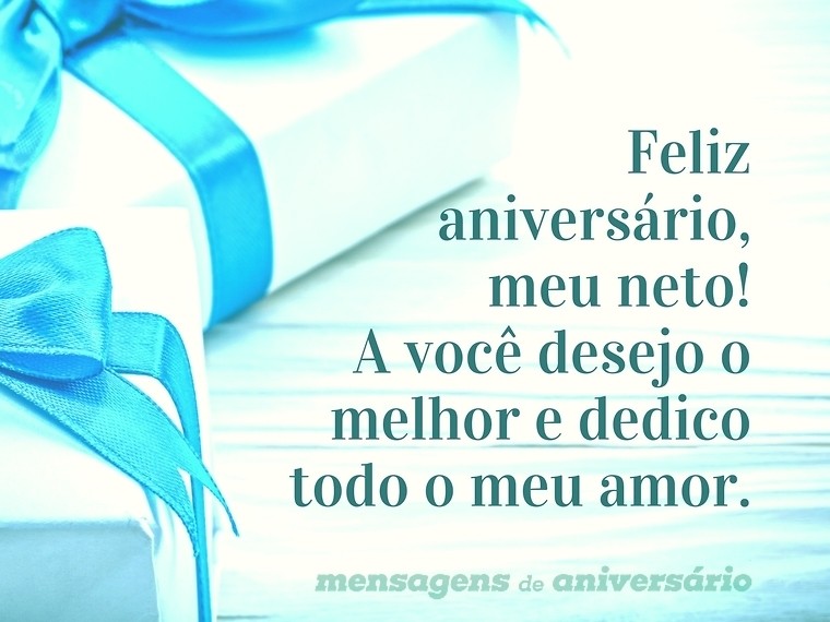 mensagem de aniversário para neto 18 anos