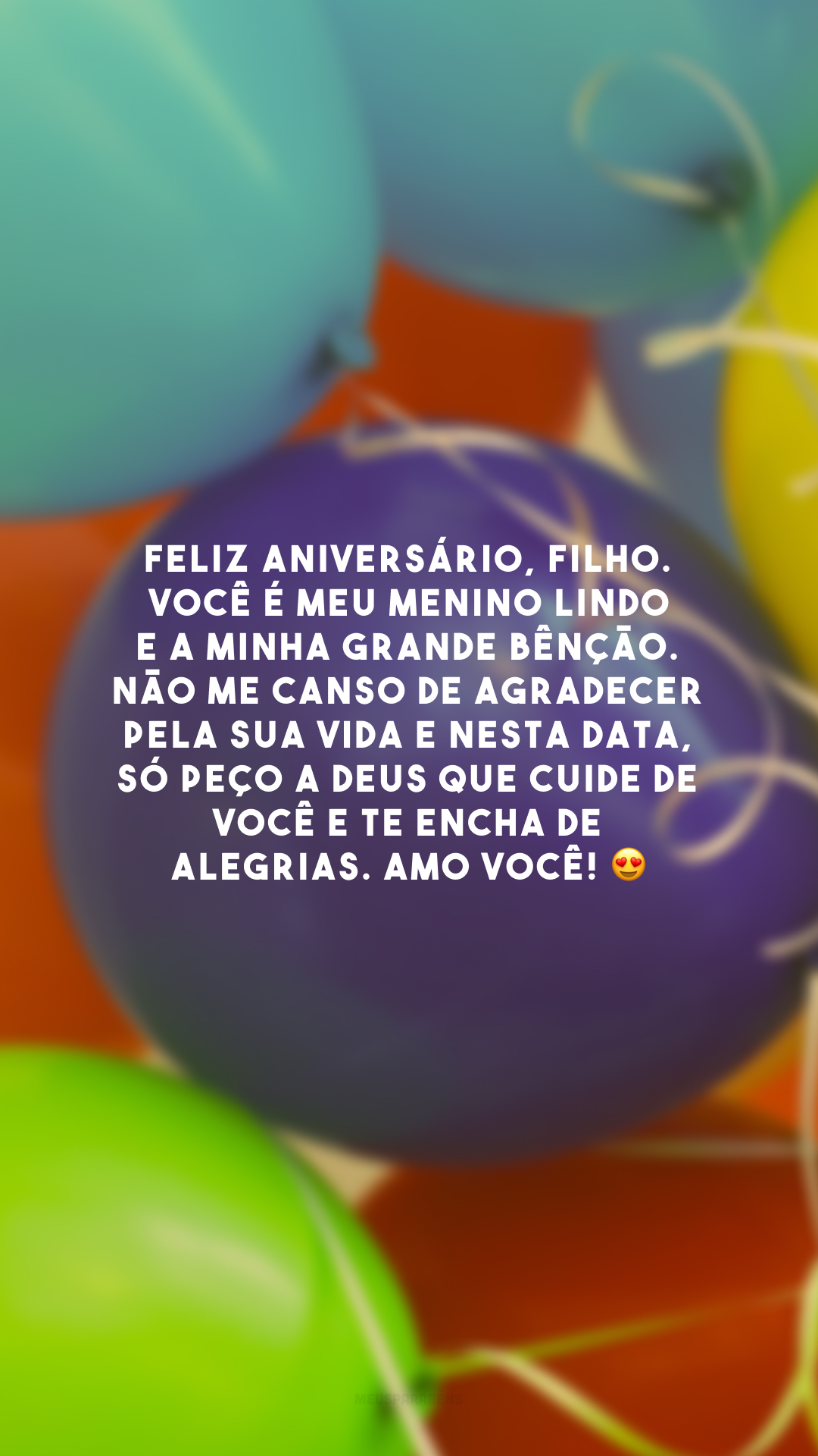 mensagem de aniversário para filho do coração