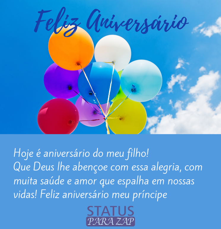 mensagem de aniversário para filho e genro