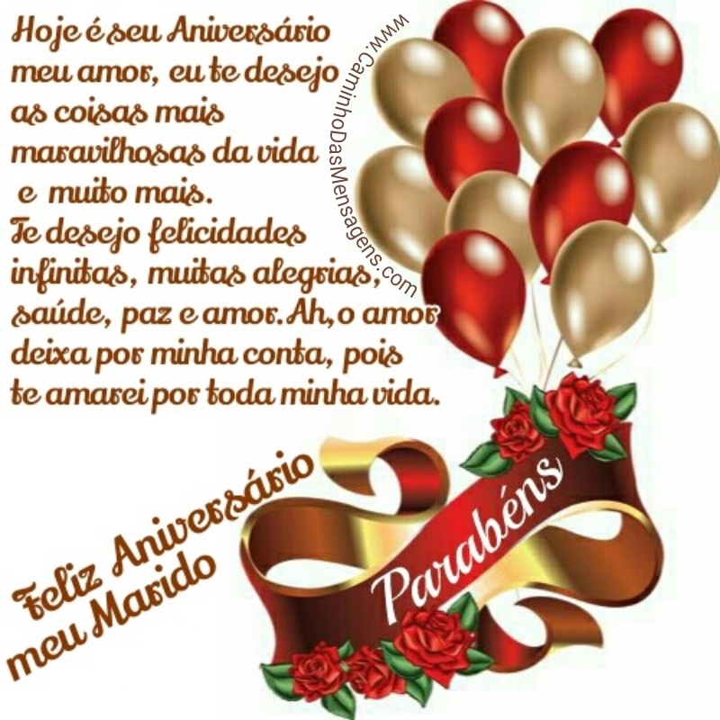 mensagem de aniversário para marido longa