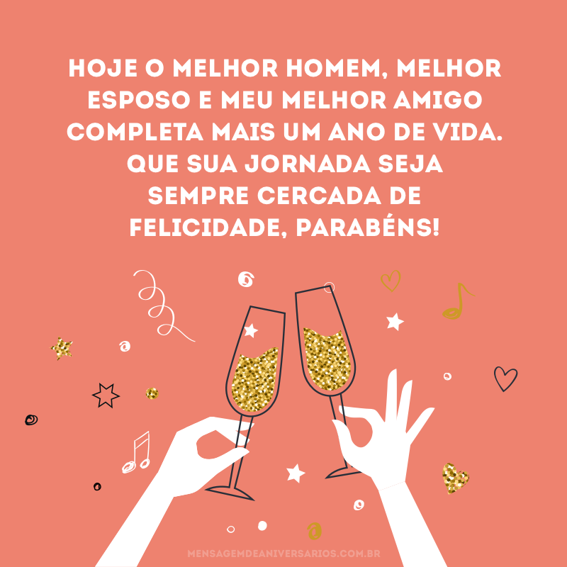 mensagem de aniversário para marido que está longe