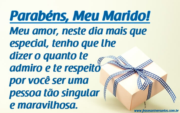 mensagem de aniversário para marido emocionante