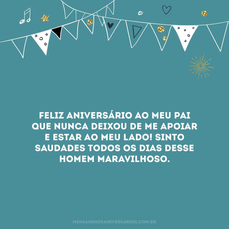 mensagens de aniversário para pai que está longe