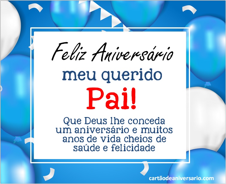 mensagem de aniversário para pai emocionante