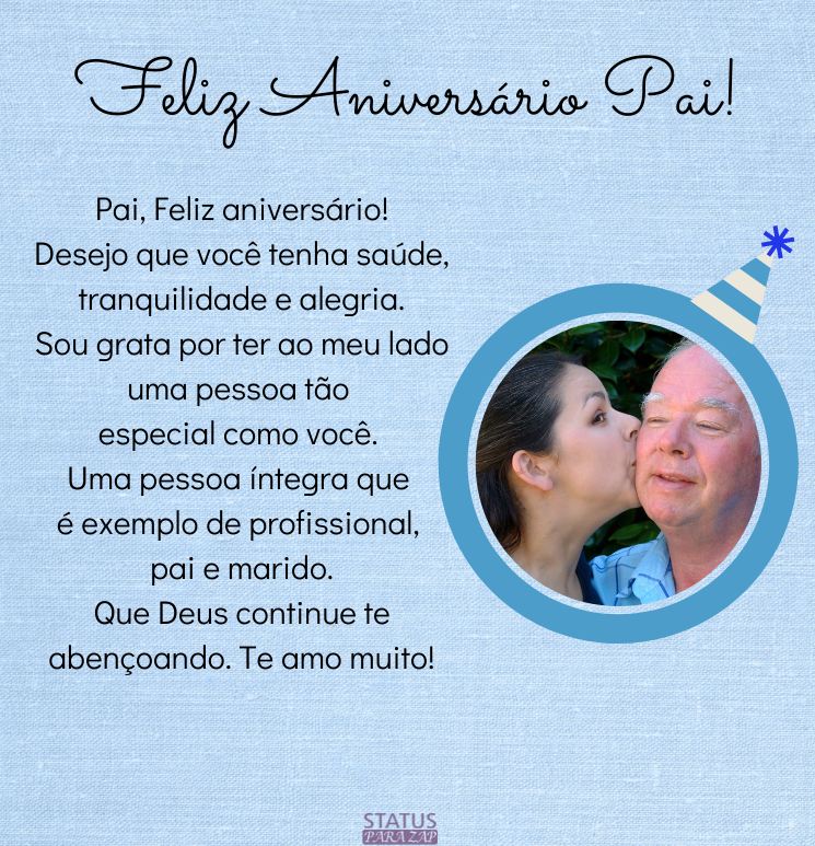 mensagem de aniversário para pai e sogro comparativo