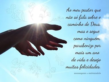 mensagem de aniversário para pastor evangélico