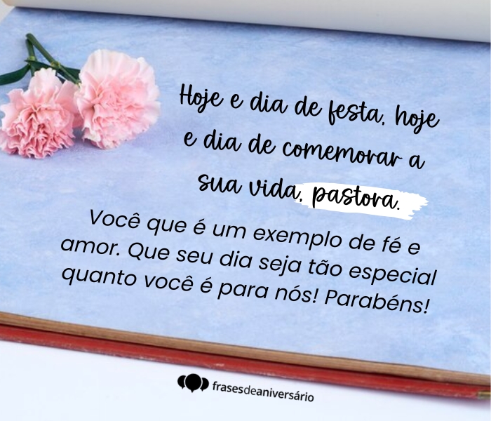 agradecimento aniversário pastora