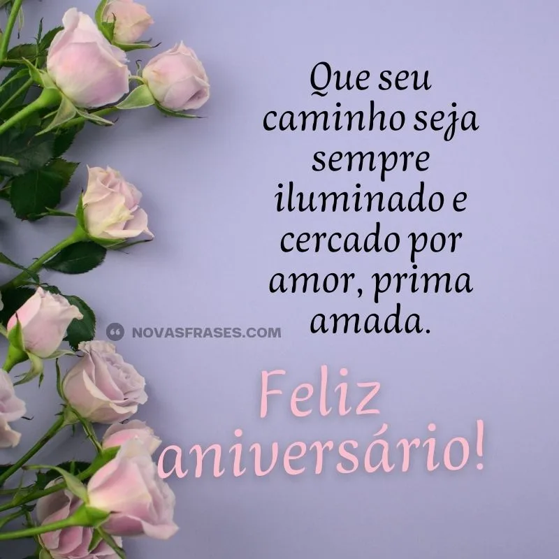textos de aniversário para prima