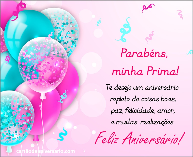 textos de aniversário para prima especial