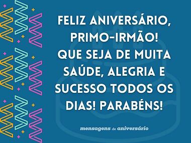 feliz aniversário primo distante