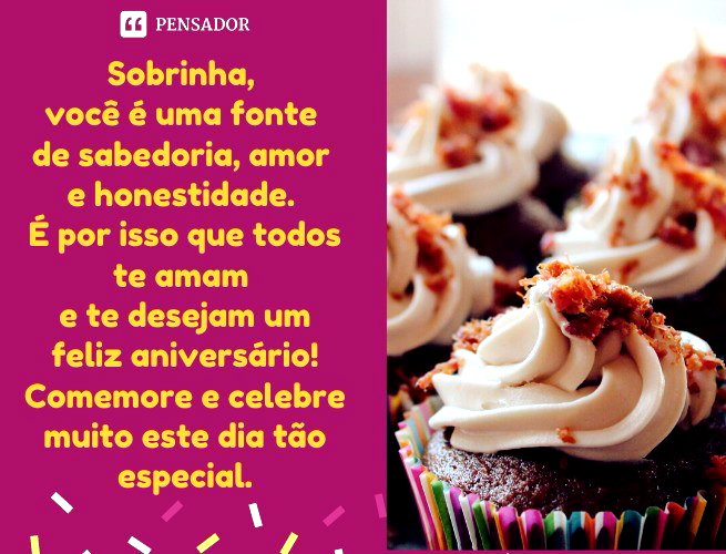 frases de aniversário para sobrinha querida