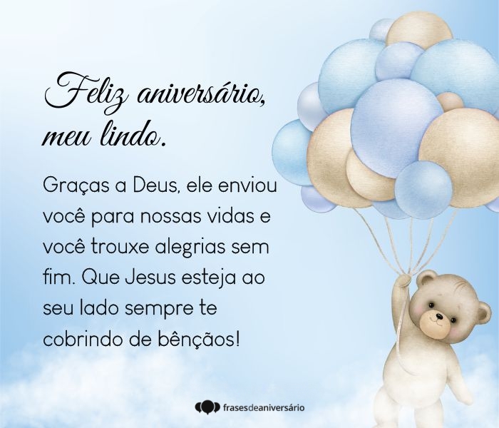 mensagem de aniversário para sobrinho vs mensagem para afilhado